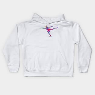 Ice Skater Kids Hoodie